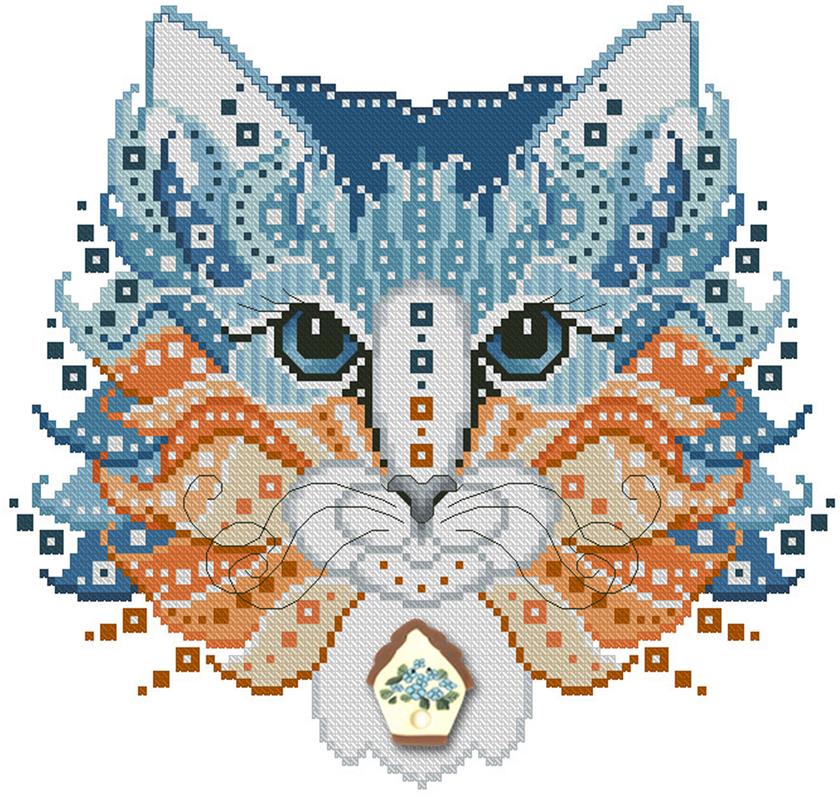 (image for) Colorful Cats Bluebird